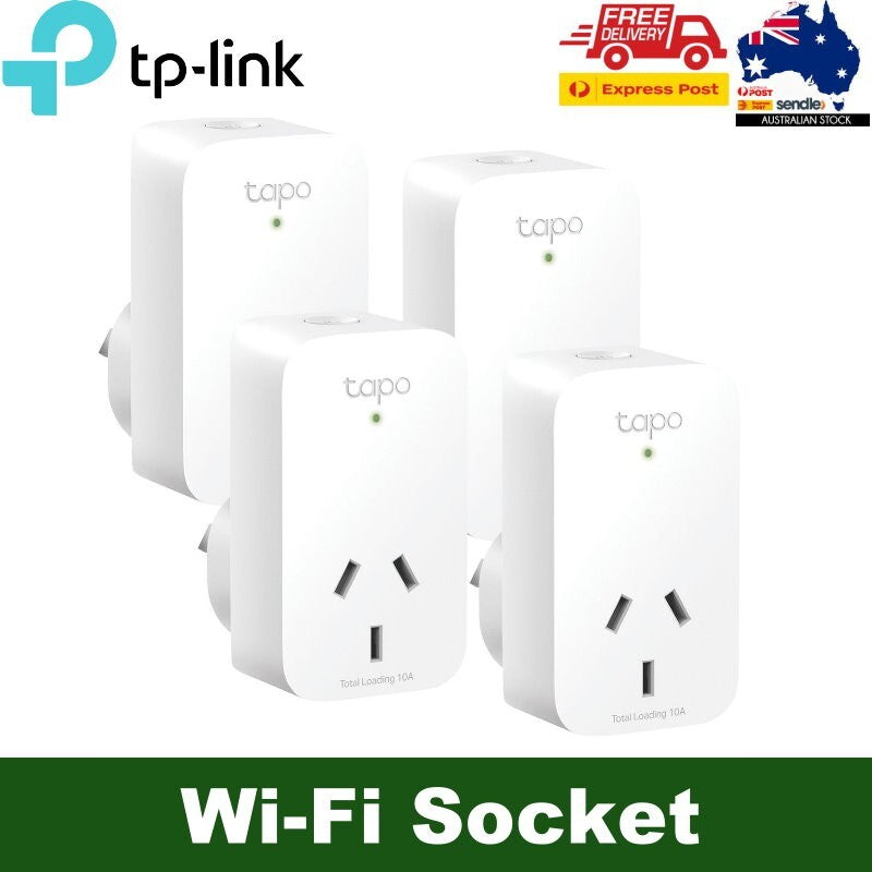 TP-Link Tapo P100 V2.20 Mini Smart Wi-Fi Socket AU Plug - Remote & Voice Control