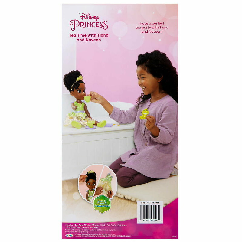 Disney Princess Doll Tea Time w/ Friend - Doll, Outfit, Tea Cups, Plates, Spoons