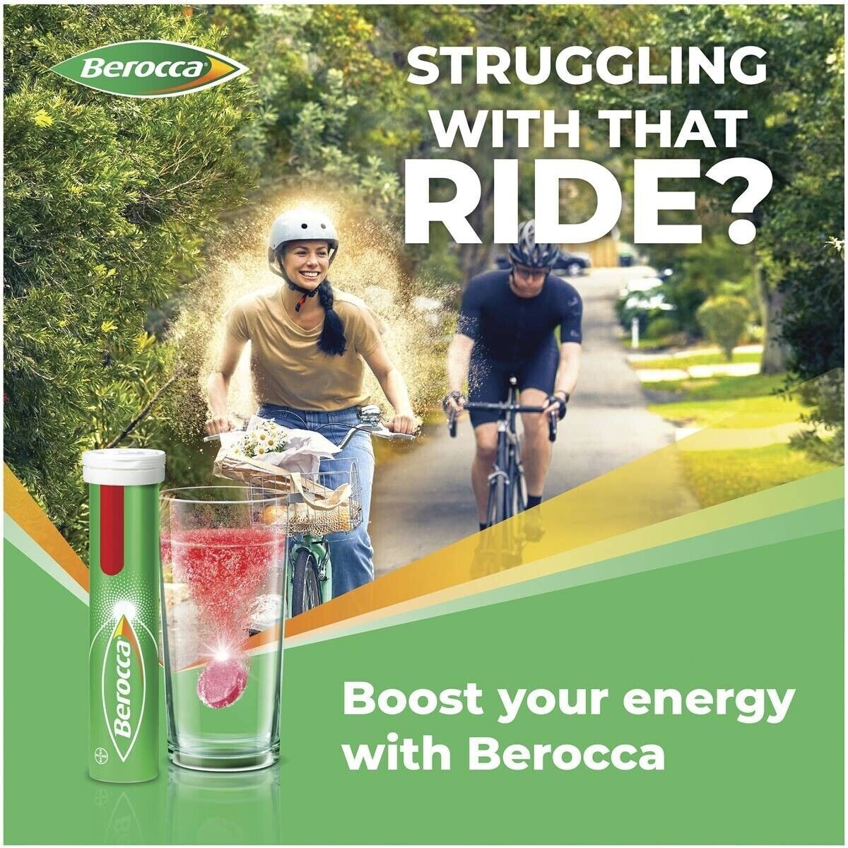 Berocca Energy Orange 12 Essential Minerals Vitamins 45 Effervescent Tablets