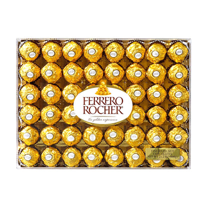 Ferrero Rocher Hazelnut Fine Milk Wafer Premium Chocolate 600g 48 Piece Box Gift
