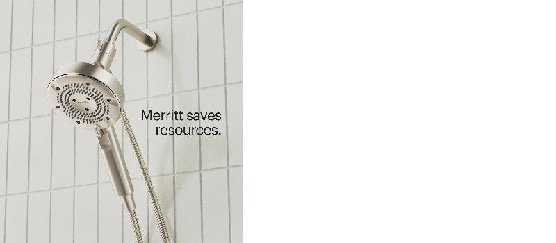 Brondell Nebia Merritt 5-Setting Magnetic Shower Head with Handheld Spray Combo