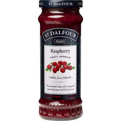 2 x 500g St Dalfour Raspberry 100% Fruit Bread Spread No Cane Sugar Vegan
