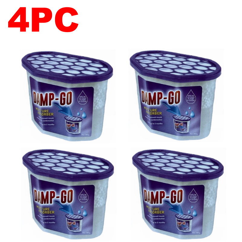 DAMP-GO Moisture Absorber Tubs Portable Dehumidifier Fragrance Free 280g