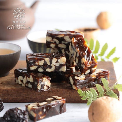 Cherry Grandfather Walnut & Date Cake 380g Vegan, Hand-Made, No Additives