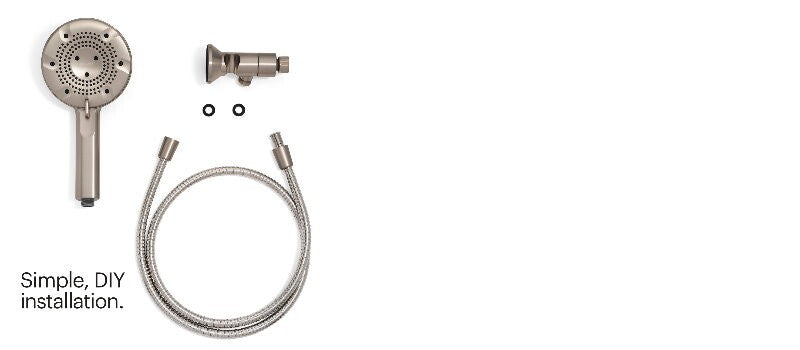Brondell Nebia Merritt 5-Setting Magnetic Shower Head with Handheld Spray Combo
