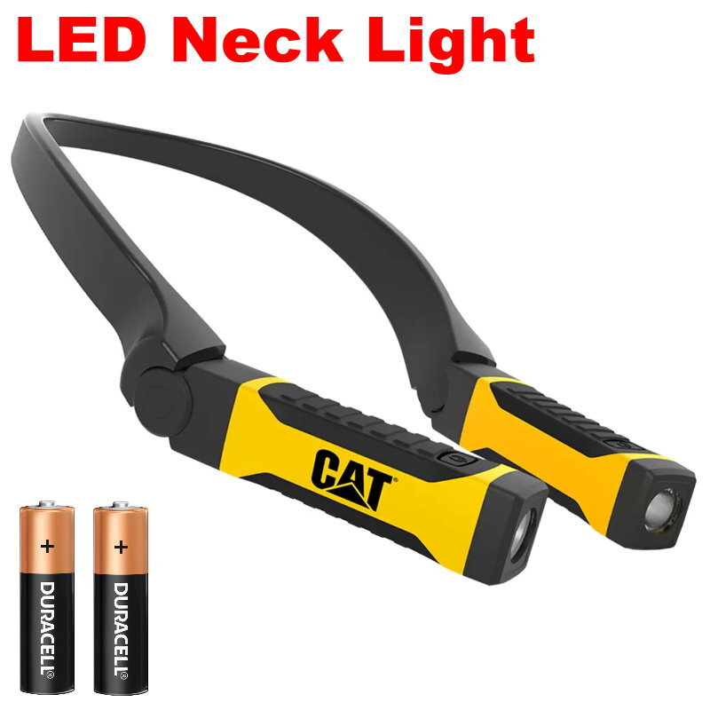 CAT Portable LED Work Light Combo - CT7100 Neck Light. CT1000 COB Pocket Lights