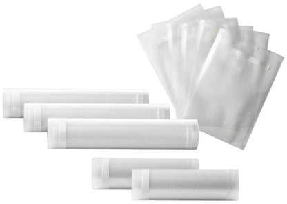 FoodSaver Value Combo Pack - 946ml Vacuum Heat Sealer Bags + 8" & 11" Seal Rolls