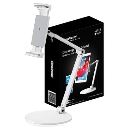 Simplecom 360° Desktop Arm Stand for 4.5"- 13" Phone / Tablet iPad Mount Holder