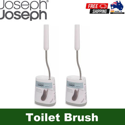 Joseph Joseph Flex Lite Toilet Brush Grey/White with Slimline Holder Set
