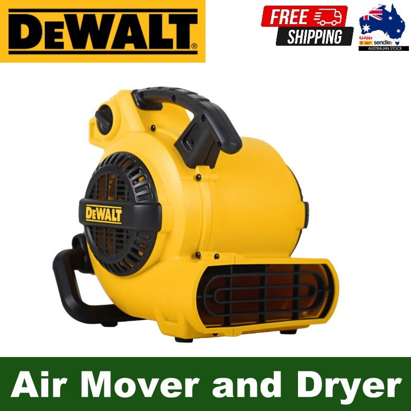 DeWalt 600 CFM 3-Speed 240V Air Mover and Dryer Corded Portable Floor Dryer
