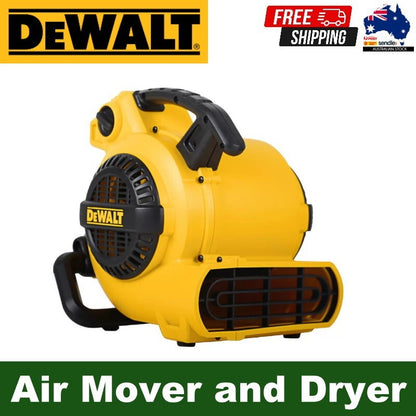 DeWalt 600 CFM 3-Speed 240V Air Mover and Dryer Corded Portable Floor Dryer