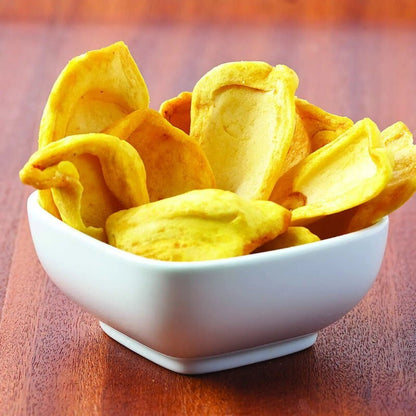Nature's Delight Dried Jackfruit Chips 350g -Crunchy Healthy Snacks, Gluten Free