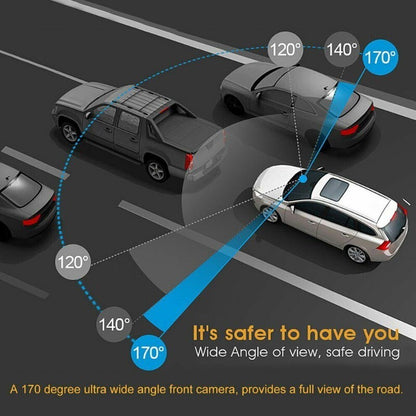 Anytek A78 Car Dash Cam Full HD 1080P Car DVR 170° w/ 24 Hour Parking Monitoring