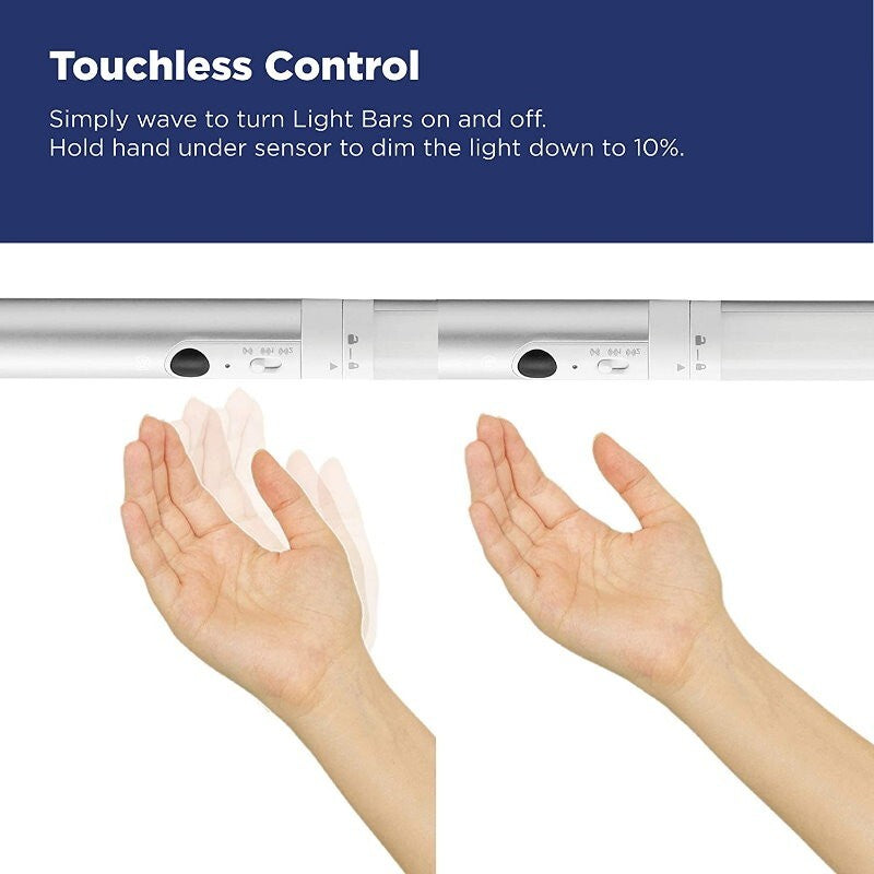 Westinghouse 3-Pack Rechargeable LED Wireless Wave Activated Light Bar Kitchen