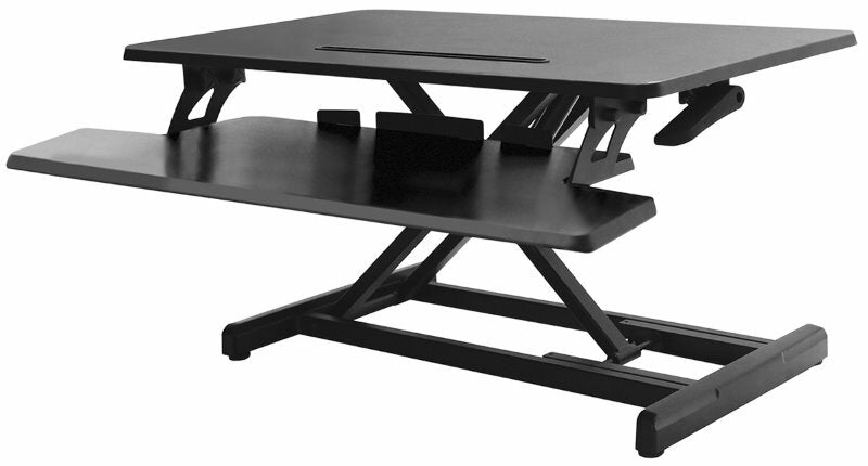 SEVILLE CLASSICS AirLIFT Pro Pneumatic Desk Riser for Home Office Sit or Stand
