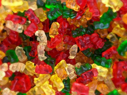 100 x Mini Sample Pack Haribo Goldbear Kids Chewy Candy Gummy Bears Gummi 980g