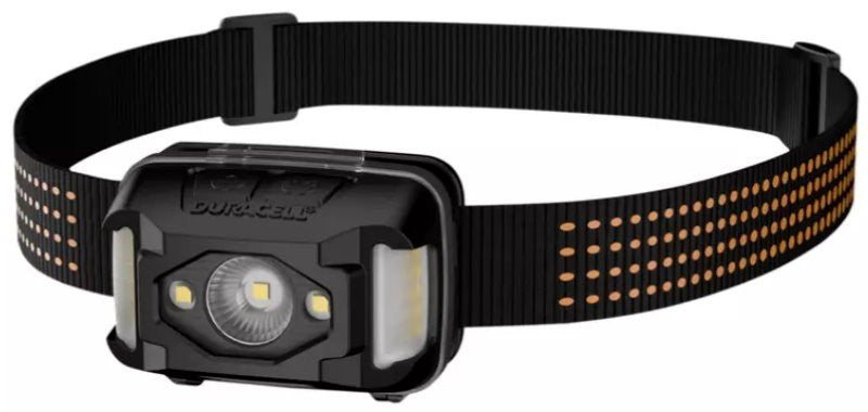 Duracell LED Headlamps 550 Lumens 9 Lighting Modes Waterproof IPX8, 220° Viewing