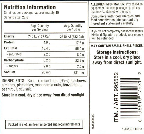 Whole Fancy Premium Quality Mixed Nuts 1.13Kg bag Vegan Kids School Lunch Snack
