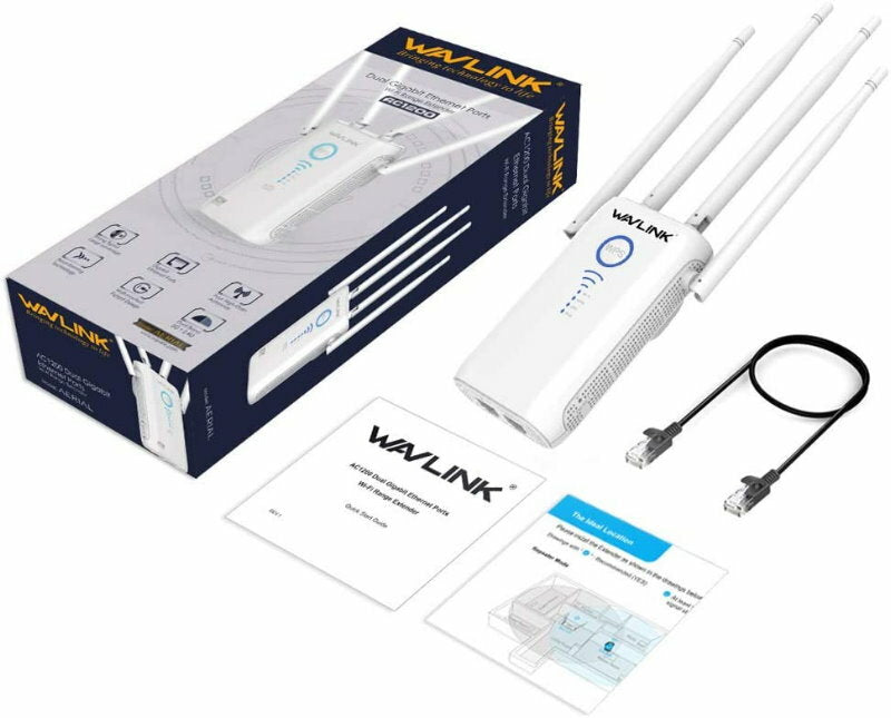 Wavlink Aerial AC1200 2.4+5Ghz Dual-Band WiFi Range Extender Booster WN579G3