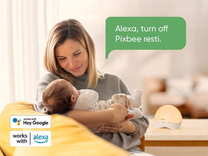 Pixbee Resti Smart Sleep Helper with Light & Sound - Sleep Smart Nursery Light