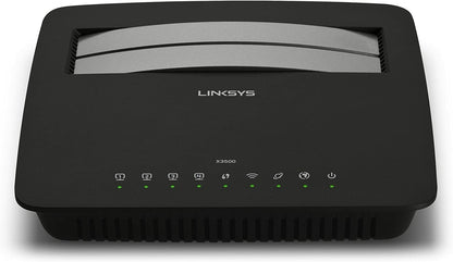 NEW Linksys X3500 Dual-Band Wireless N750 Modem Router with ADSL2+
