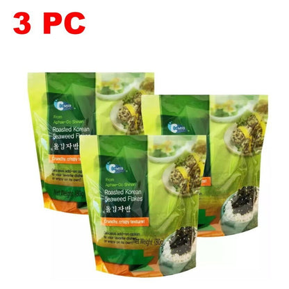 C-Weed Roasted & Seasoned Korean Seaweed Flakes Crispy Snack 80g/160g/240g