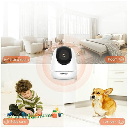 Tenda 1080P 2MP Wireless Pan/Tilt Security IP Camera Baby Monitor Night Vision