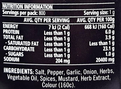 McCormick Grill Mates Authentic American BBQ Spice Montreal Steak Seasoning 800g