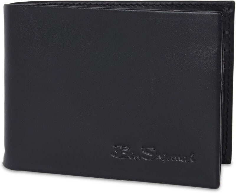 Ben Sherman 2-Pack Men's Leather Wallet & Belt Gift Set Presented in a Giftbox