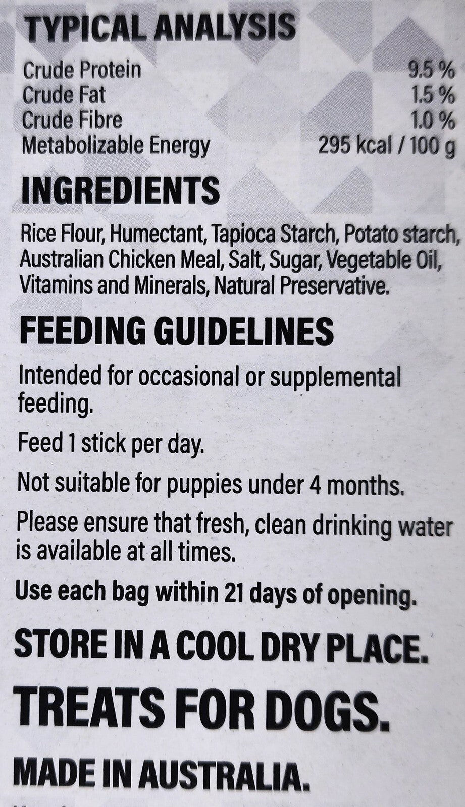 Dentapet Daily Dental Treats Large Pet Dog Oral Care Chicken Flavour 70 Sticks