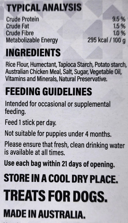 Dentapet Daily Dental Treats Large Pet Dog Oral Care Chicken Flavour 70 Sticks