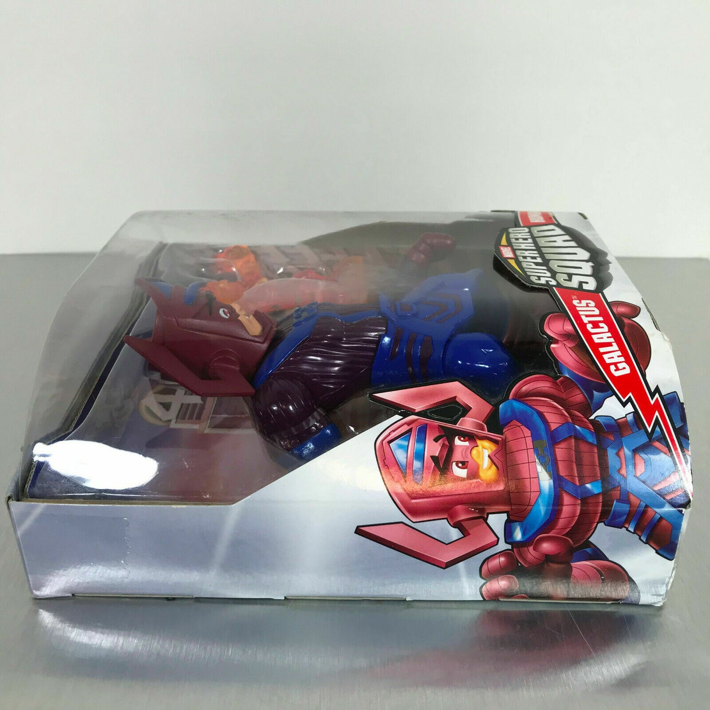 NEW Marvel Super Hero Squad GALACTUS & HUMAN TORCH Mega-Pack Fantastic Four
