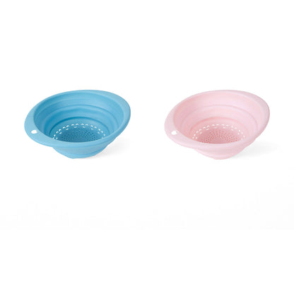 Collapsible Kitchen Strainer - Foldable Portable Fruit & Vegetable Colander Wash