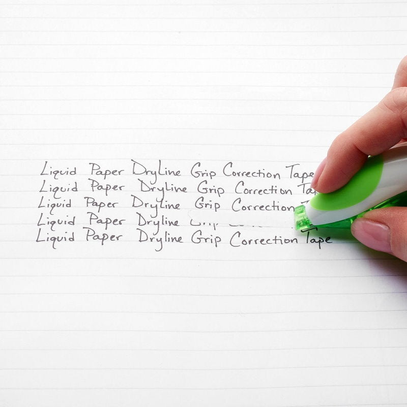Paper Mate Liquid Paper DryLine Grip Correction Tape 5mm x 8.5m Swivel Tip