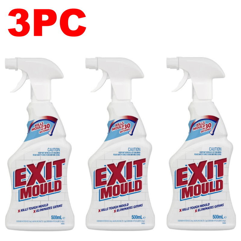 Exit Mould 500ml Mould Remover Trigger Spray - Kill Mould and Germs, Cleaning