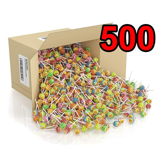 500 x Best Chupa Chups Lollipops Assorted Flavour Bulk Kids Lollies Candy Bag