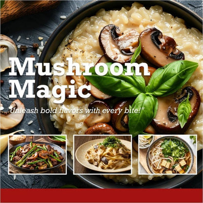 Snak Yard Premium Black Forest Dried Mushrooms 450g - Shiitake Variety - Express