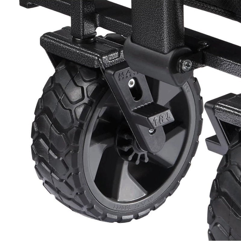 MacSports XXL Heavy Duty Collapsible Outdoor Push Pull Folding Wagon All Terrain