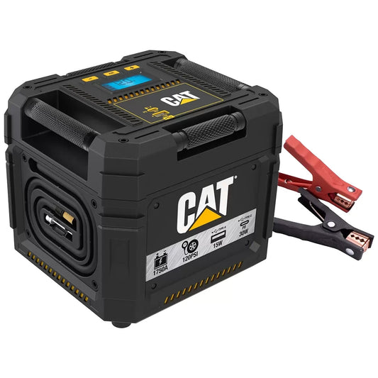 CAT 1750 Peak Amp Lithium Cube Portable Jump Starter and Air Compressor Charger