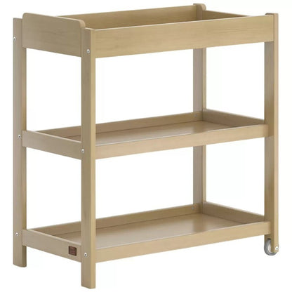 Boori 3 Tier Changer Wood Nursery Multifunctional Changing Table for Newborns
