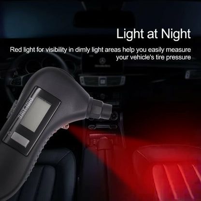 CrewLine 5-in-1 Digital Auto Safety Multi Purpose Tool Tyre Pressure Gauge