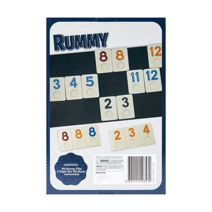 RUMMY-O Kids Children Boy Girls Family Fun Counting Strategic Skill Board Game