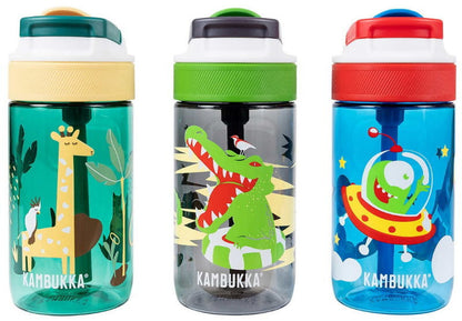 Kambukka 3-Pack Lagoon 400mL Kids Water Bottles Leakproof, Shockproof, BPA Free