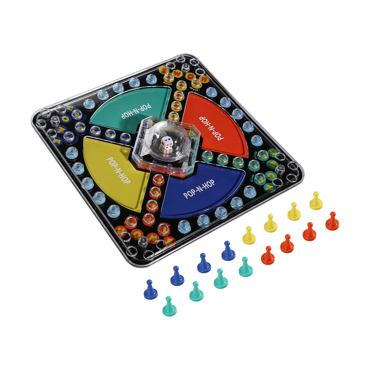 Pop N Hop Trouble popomatic Traditional Family Fun Strategy Board Game 4 Players