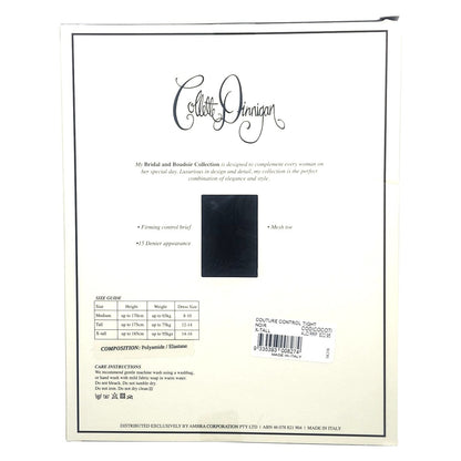 Brand New Collette Dinnigan Bridal & Boudoir Noir Couture Control Tight Mesh Toe
