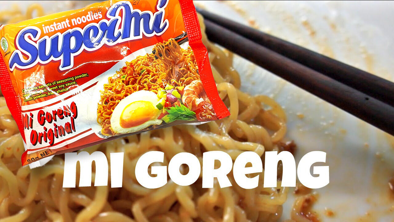 30 x 80g Indofood Indonesian Mi Goreng Original SuperMi Instant Fried Noodles