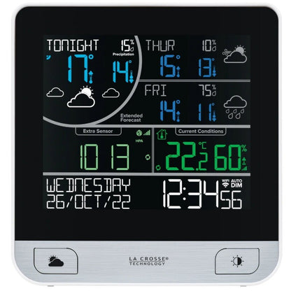 La Crosse Smart Wi-Fi Colour Weather Forecast Station Android iPhone App Monitor
