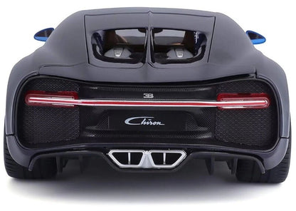 Maisto 1:18 Scale Special Edition Bugatti Chiron Die Cast Car Set Blue-Black