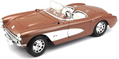 Maisto 1:18 Scale Special Edition 1957 Chevrolet Corvette Bronze Die Cast Car