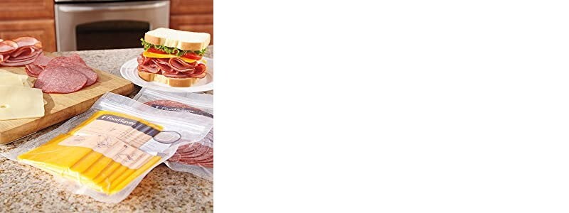 FoodSaver Value Combo Pack - 946ml Vacuum Heat Sealer Bags + 8" & 11" Seal Rolls